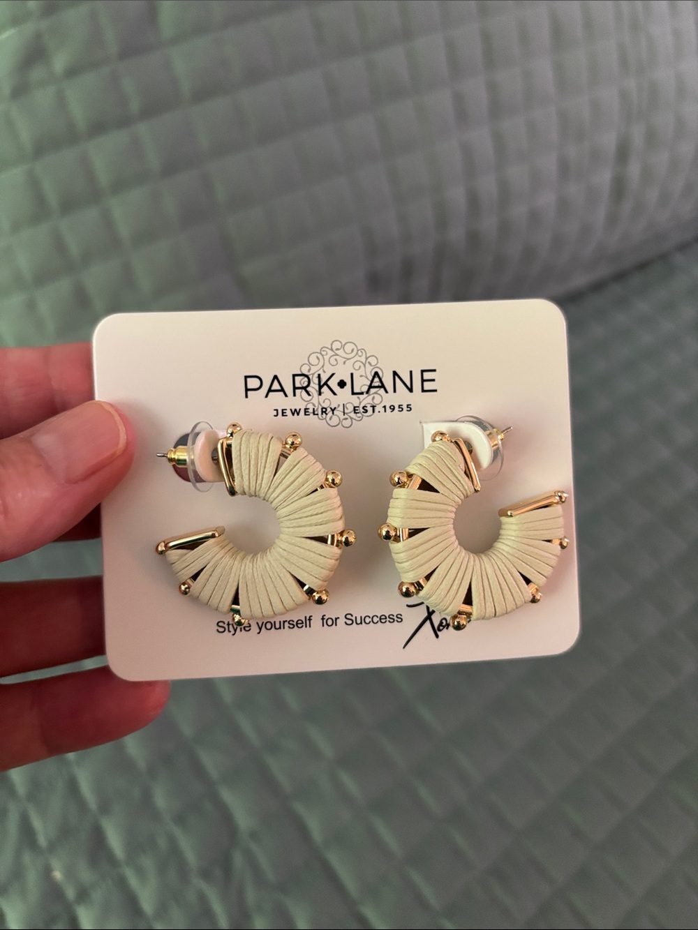 Park Lane “Custard” Gold Hoop Earrings
